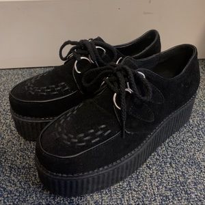 Completely new black ASOS platform shoes